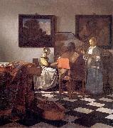 Johannes Vermeer The concert. Germany oil painting artist